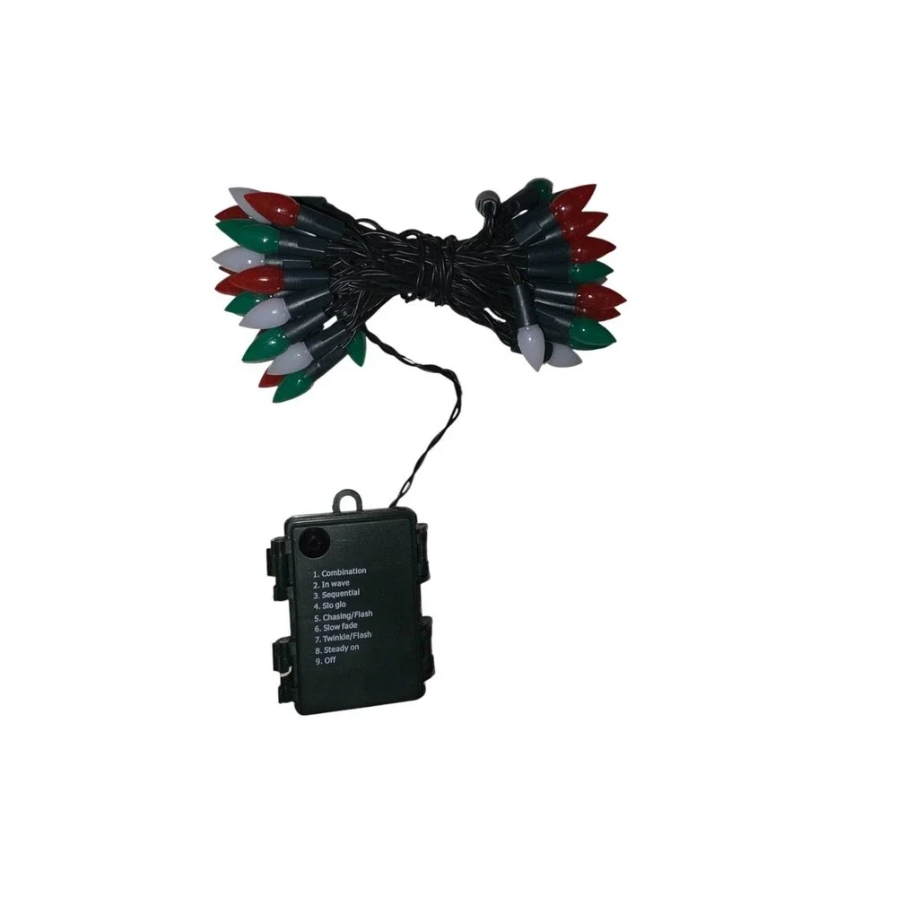 RECESKY C3 BULBS CHRISTMAS LIGHT DECORATIONS SET OF 2